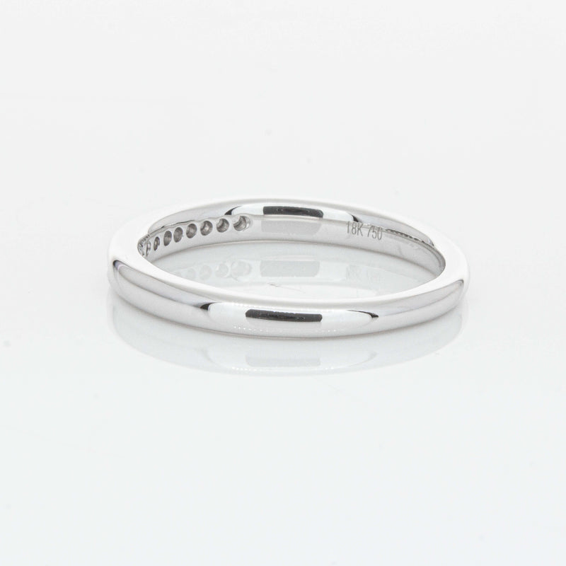 18ct White Gold .09ct Diamond Eternity Ring-Ring-Walker & Hall