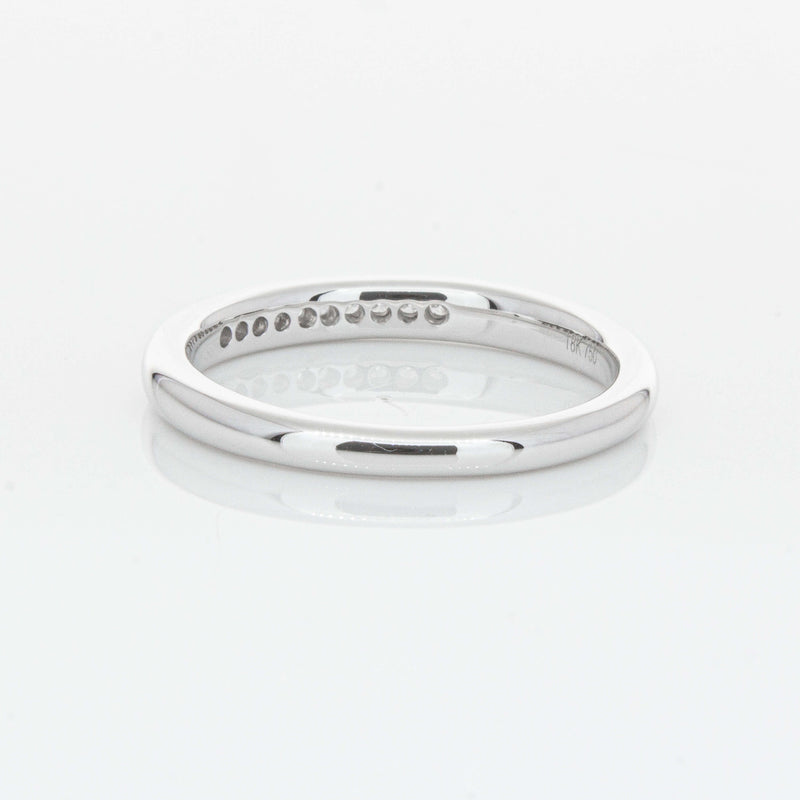 18ct White Gold .09ct Diamond Eternity Ring-Ring-Walker & Hall