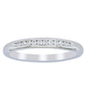 18ct White Gold .09ct Diamond Eternity Ring-Ring-Walker & Hall