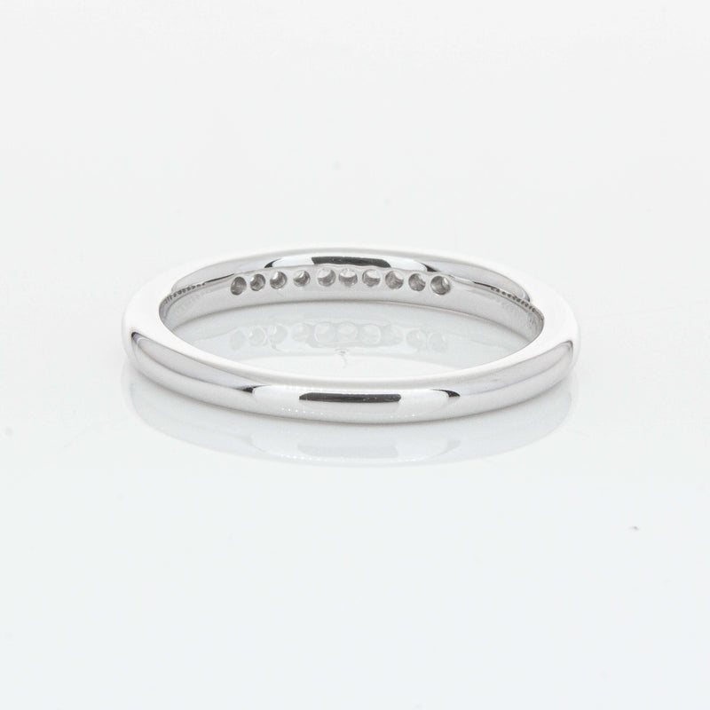 18ct White Gold .09ct Diamond Eternity Ring-Ring-Walker & Hall