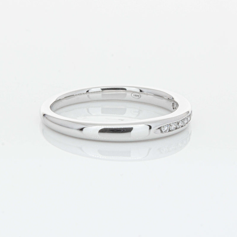 18ct White Gold .09ct Diamond Eternity Ring-Ring-Walker & Hall