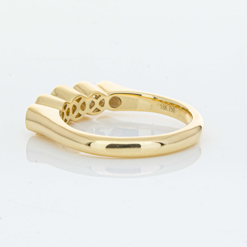 18ct Yellow Gold .78ct Diamond Five-Stone Natalia Ring-Ring-Walker & Hall