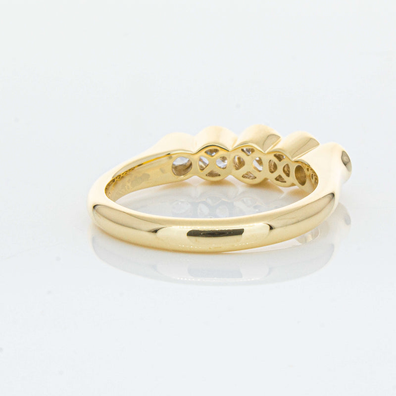 18ct Yellow Gold .78ct Diamond Five-Stone Natalia Ring-Ring-Walker & Hall