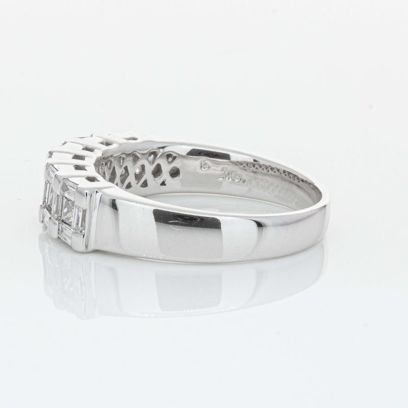 Deja Vu 18ct White Gold 1.12ct Diamond Band-Ring-Walker & Hall