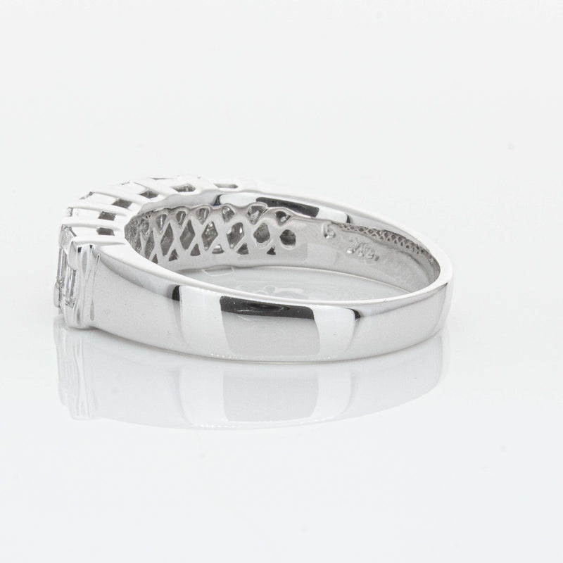 Deja Vu 18ct White Gold 1.12ct Diamond Band-Ring-Walker & Hall