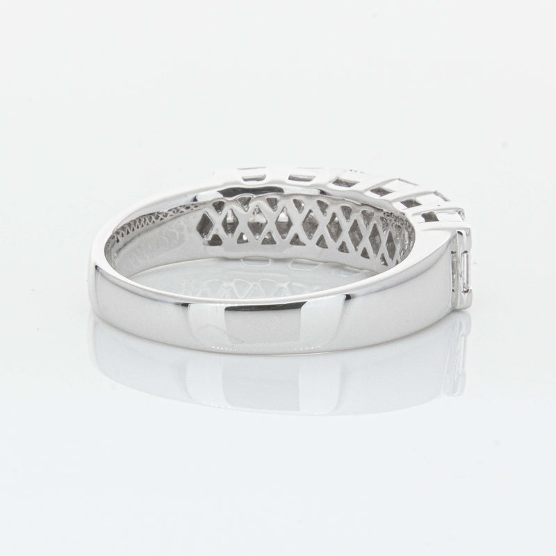 Deja Vu 18ct White Gold 1.12ct Diamond Band-Ring-Walker & Hall