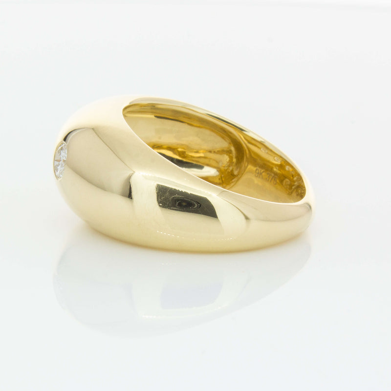 9ct Yellow Gold .50ct Diamond Madonna Ring-Ring-Walker & Hall