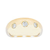 9ct Yellow Gold .50ct Diamond Madonna Ring-Ring-Walker & Hall