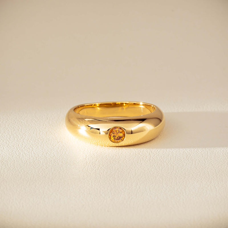 9ct Yellow Gold .16ct Fancy Diamond Kylie Ring-Ring-Walker & Hall