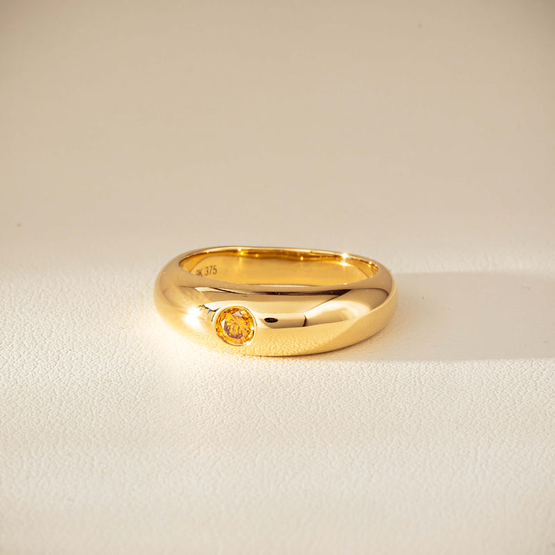 9ct Yellow Gold .16ct Fancy Diamond Kylie Ring-Ring-Walker & Hall