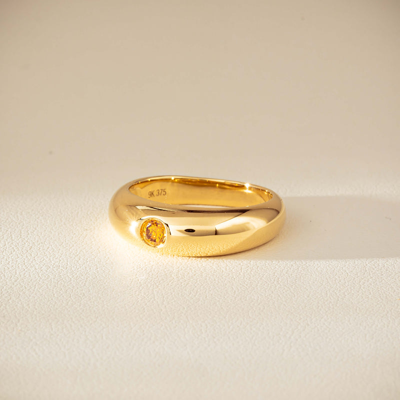 9ct Yellow Gold .16ct Fancy Diamond Kylie Ring-Ring-Walker & Hall