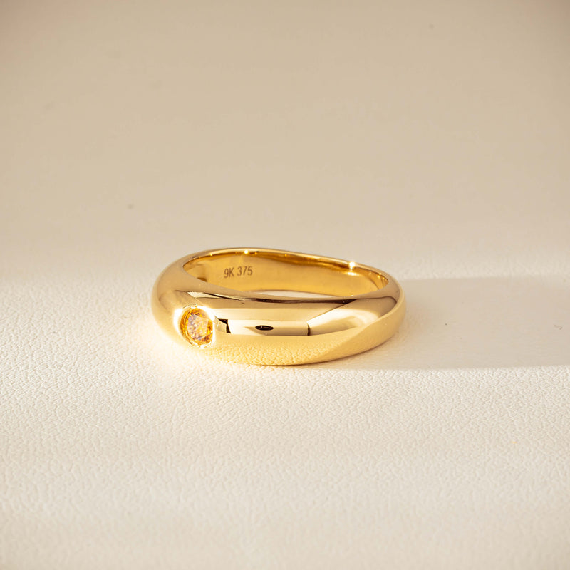 9ct Yellow Gold .16ct Fancy Diamond Kylie Ring-Ring-Walker & Hall