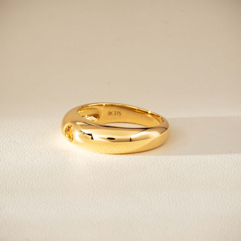 9ct Yellow Gold .16ct Fancy Diamond Kylie Ring-Ring-Walker & Hall