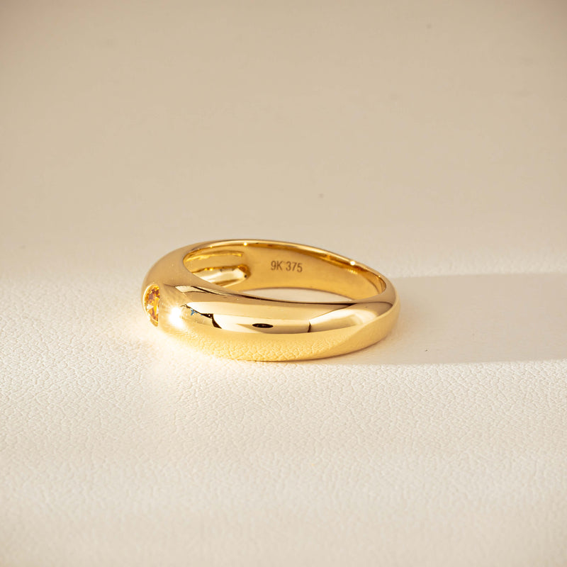 9ct Yellow Gold .16ct Fancy Diamond Kylie Ring-Ring-Walker & Hall