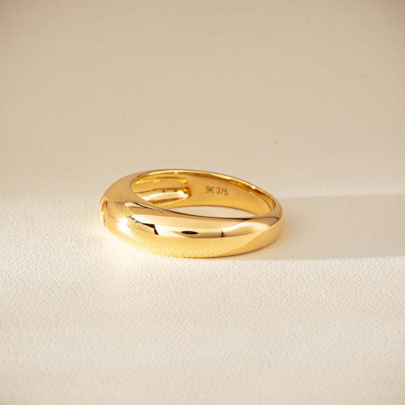 9ct Yellow Gold .16ct Fancy Diamond Kylie Ring-Ring-Walker & Hall