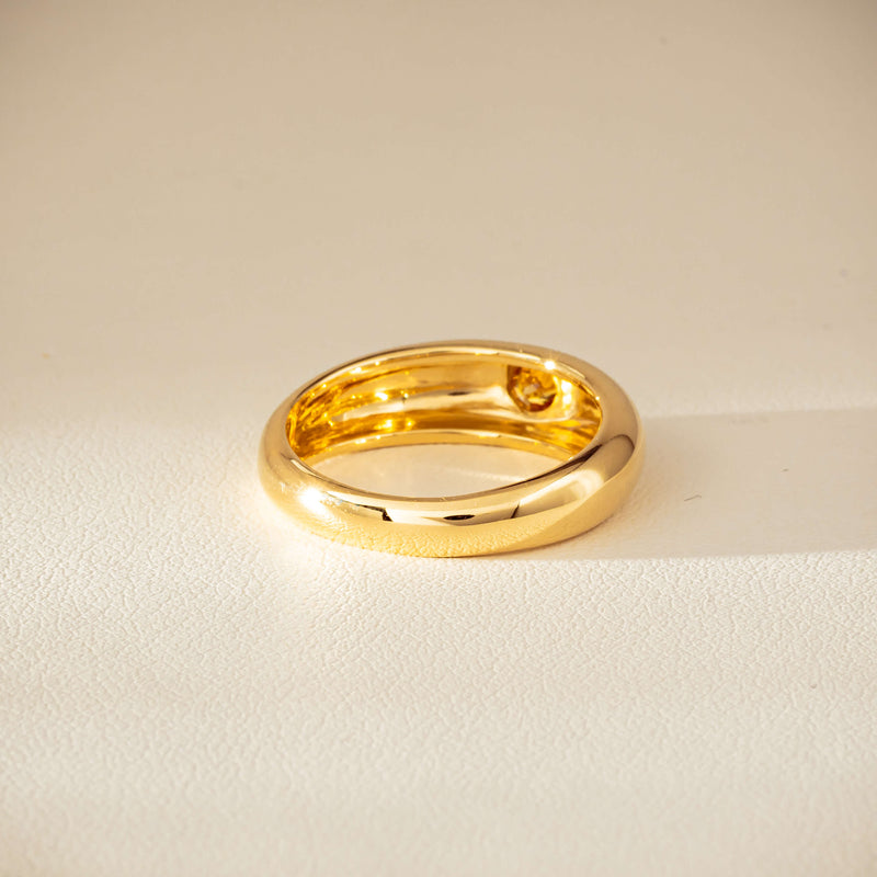 9ct Yellow Gold .16ct Fancy Diamond Kylie Ring-Ring-Walker & Hall