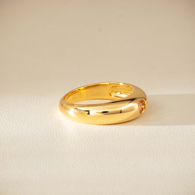 9ct Yellow Gold .16ct Fancy Diamond Kylie Ring-Ring-Walker & Hall