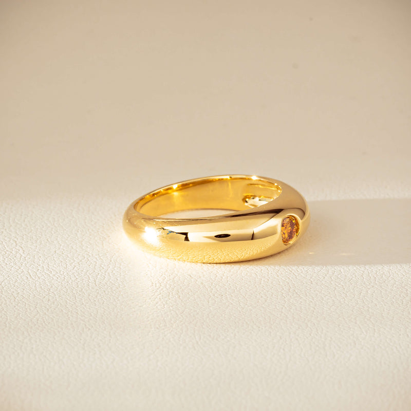 9ct Yellow Gold .16ct Fancy Diamond Kylie Ring-Ring-Walker & Hall