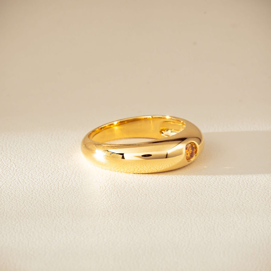 9ct Yellow Gold .16ct Fancy Diamond Kylie Ring-Ring-Walker & Hall