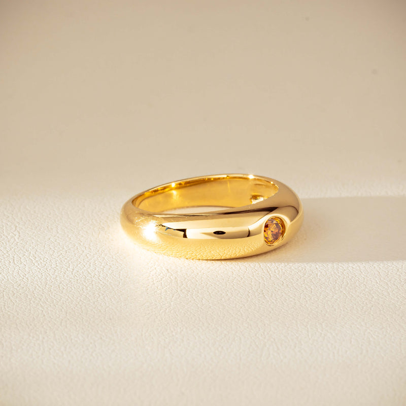 9ct Yellow Gold .16ct Fancy Diamond Kylie Ring-Ring-Walker & Hall