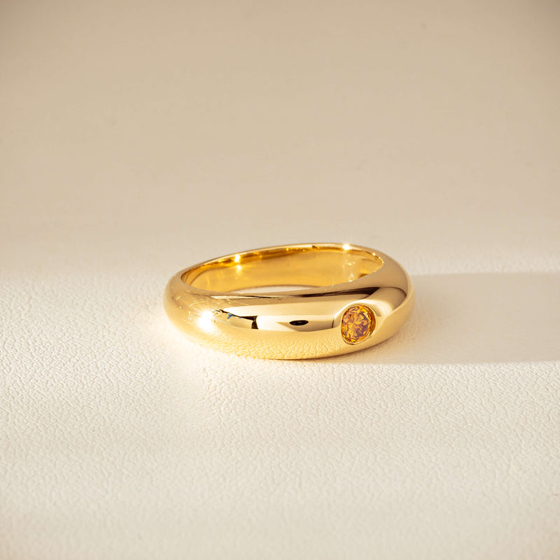 9ct Yellow Gold .16ct Fancy Diamond Kylie Ring-Ring-Walker & Hall