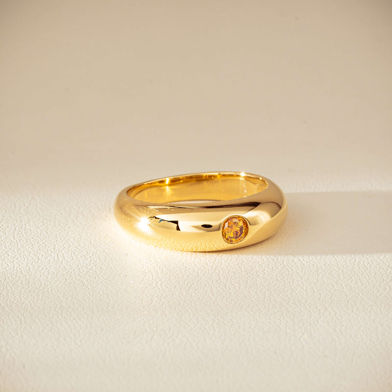 9ct Yellow Gold .16ct Fancy Diamond Kylie Ring-Ring-Walker & Hall