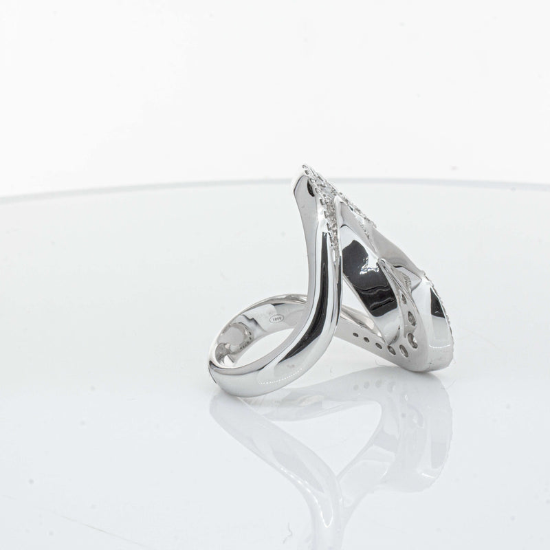 Platinum 1.55ct Diamond Flamenco Ring - Ring - Walker & Hall