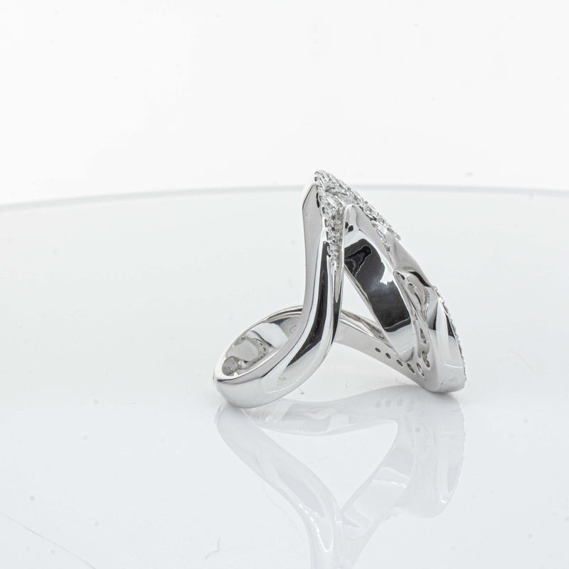 Platinum 1.55ct Diamond Flamenco Ring - Ring - Walker & Hall
