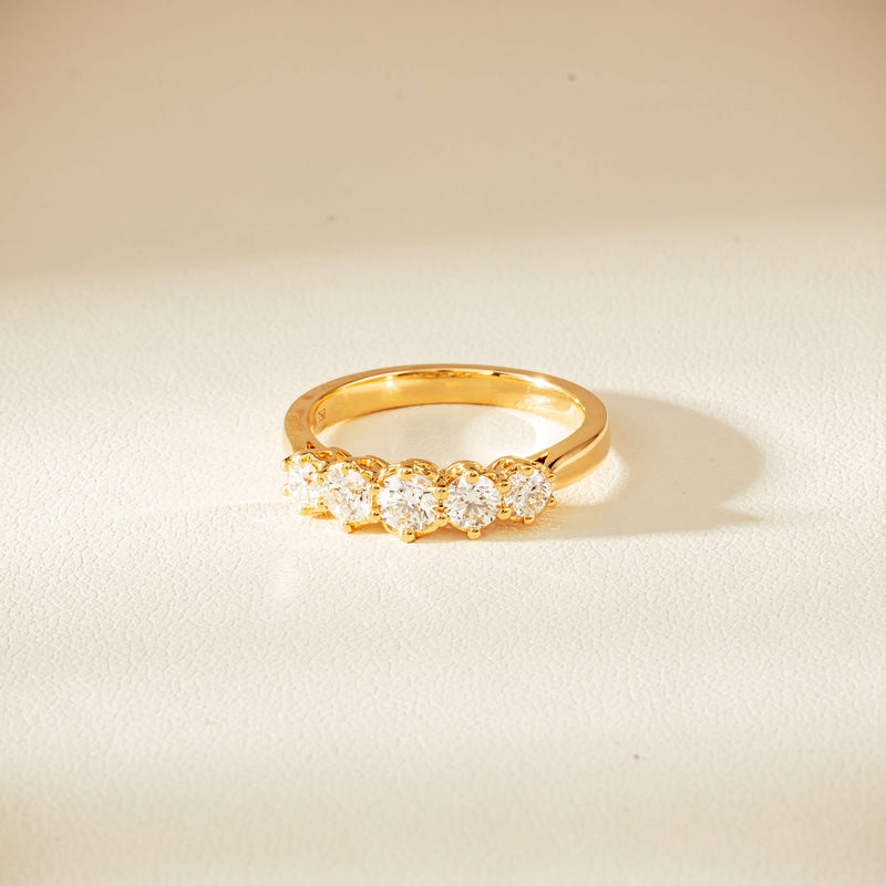 18ct Yellow Gold .80ct Diamond Monarch Ring - Ring - Walker & Hall