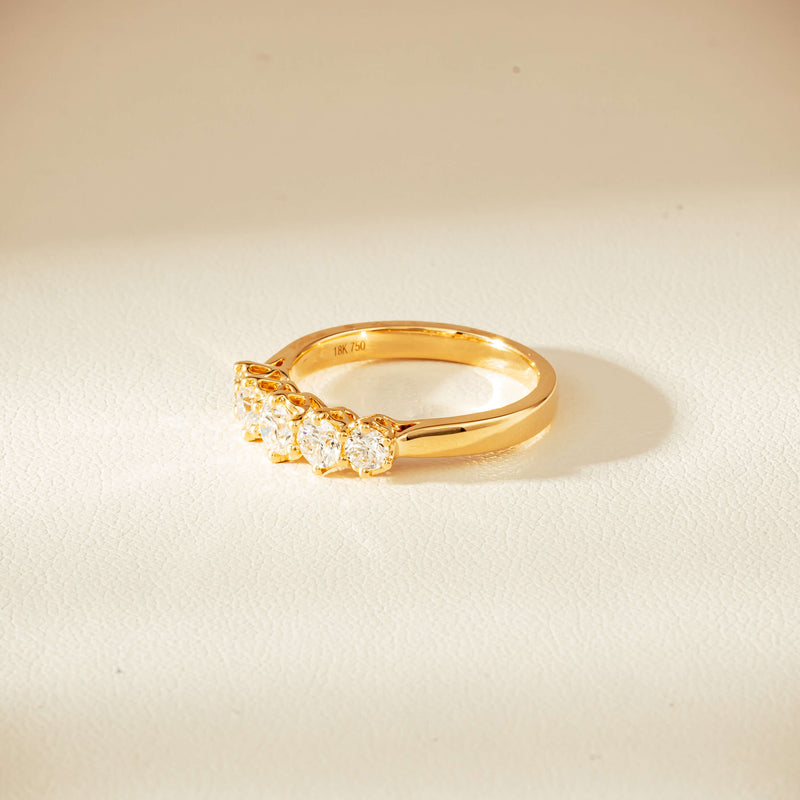 18ct Yellow Gold .80ct Diamond Monarch Ring - Ring - Walker & Hall