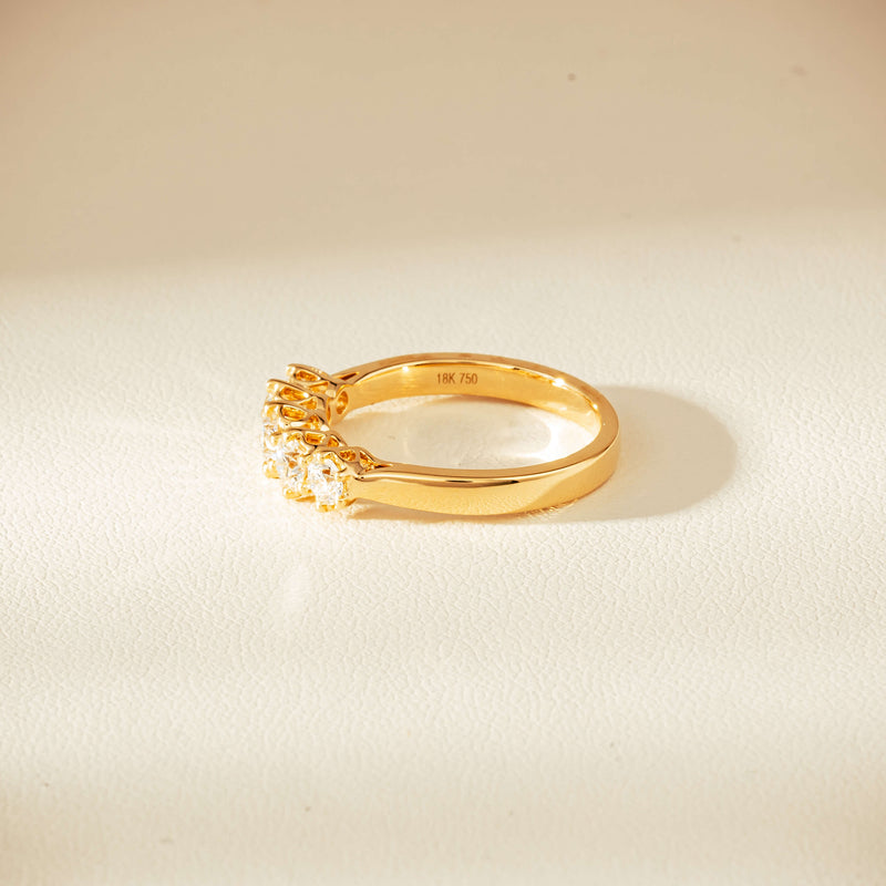 18ct Yellow Gold .80ct Diamond Monarch Ring - Ring - Walker & Hall