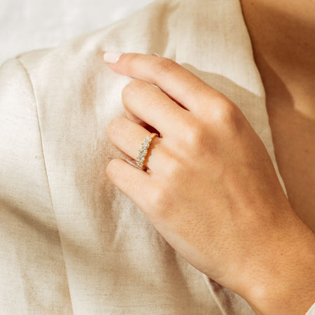 18ct Yellow Gold .80ct Diamond Monarch Ring-Ring-Walker & Hall