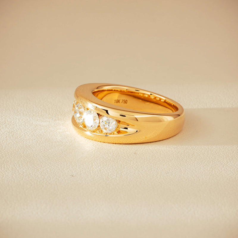 18ct Yellow Gold 1.25ct Diamond Eugenie Ring - Ring - Walker & Hall