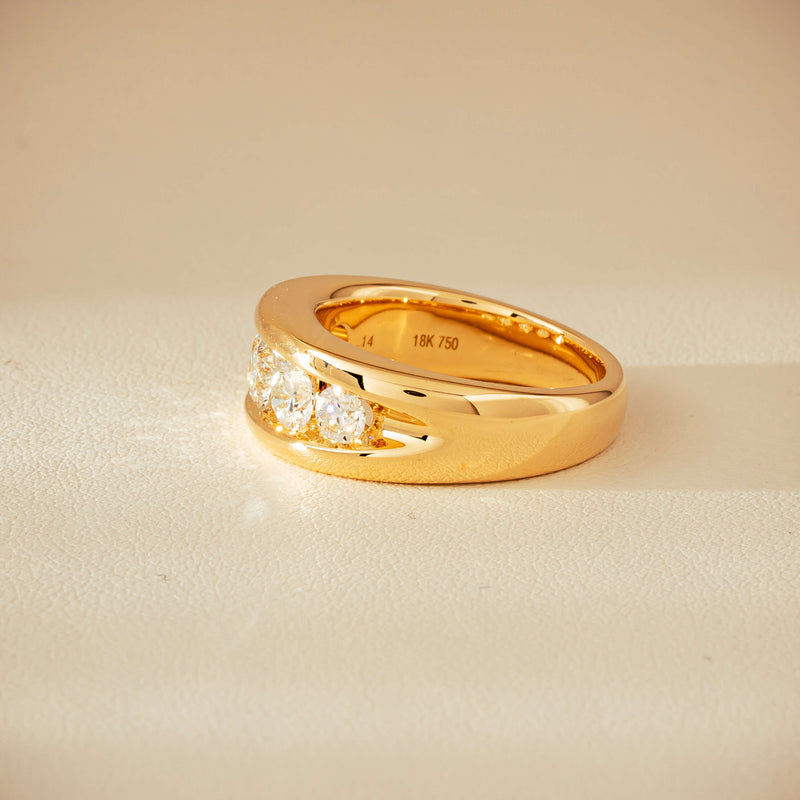 18ct Yellow Gold 1.25ct Diamond Eugenie Ring - Ring - Walker & Hall