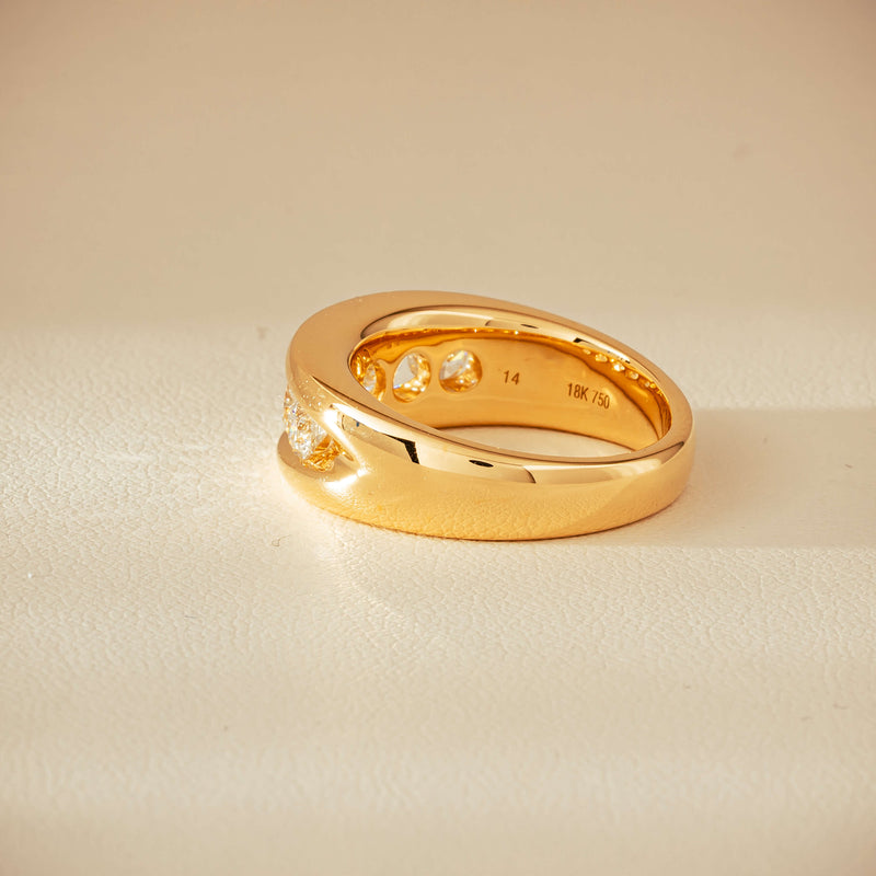 18ct Yellow Gold 1.25ct Diamond Eugenie Ring - Ring - Walker & Hall