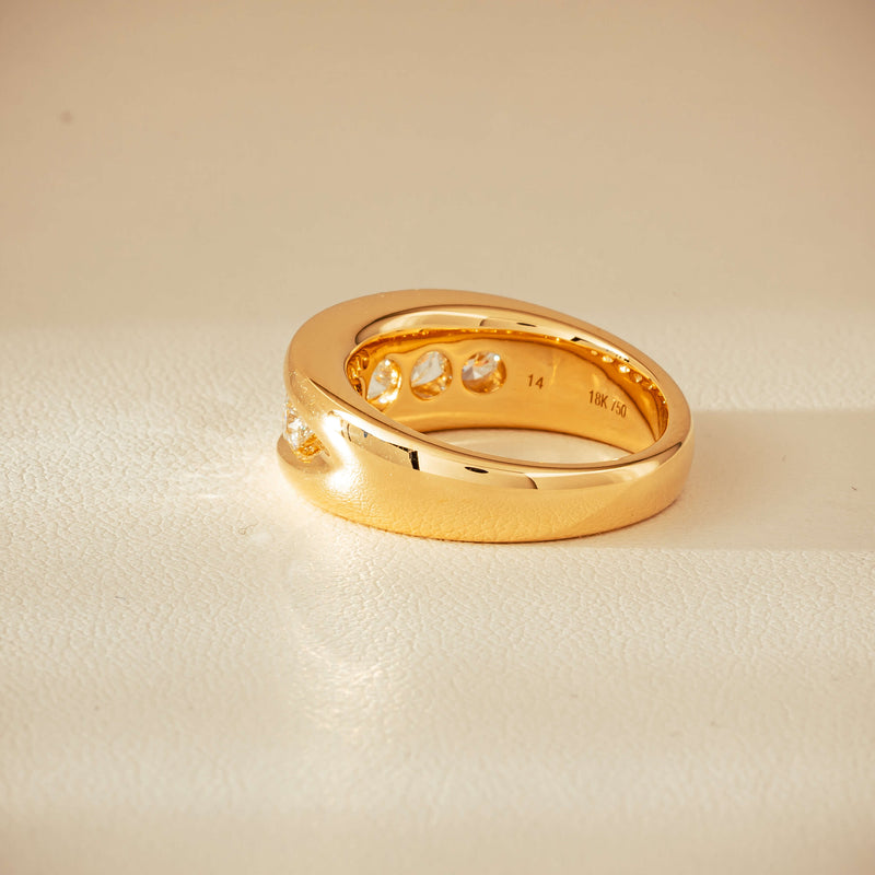 18ct Yellow Gold 1.25ct Diamond Eugenie Ring - Ring - Walker & Hall