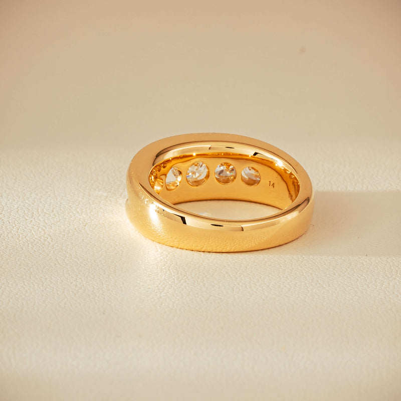 18ct Yellow Gold 1.25ct Diamond Eugenie Ring - Ring - Walker & Hall