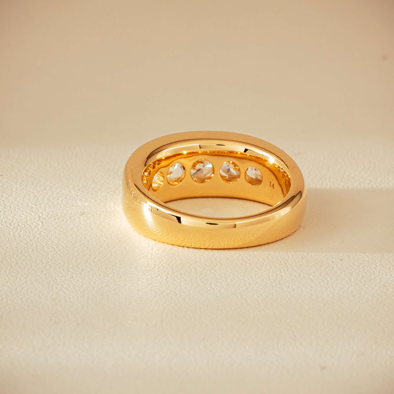 18ct Yellow Gold 1.25ct Diamond Eugenie Ring - Ring - Walker & Hall