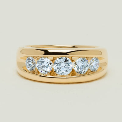 18ct Yellow Gold 1.25ct Diamond Eugenie Ring - Ring - Walker & Hall