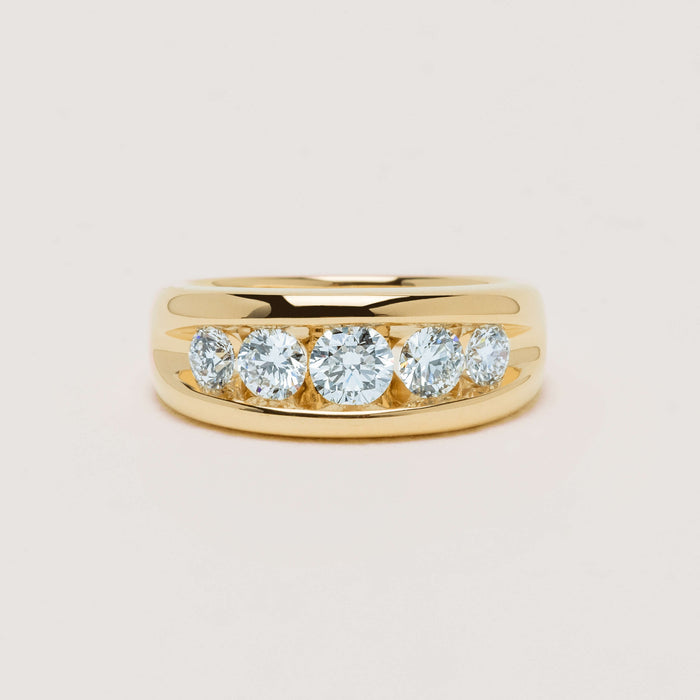 Diamond Eugenie Ring on netural background