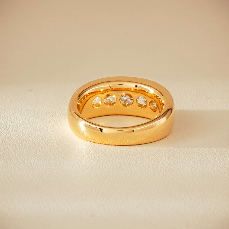 18ct Yellow Gold 1.25ct Diamond Eugenie Ring - Ring - Walker & Hall