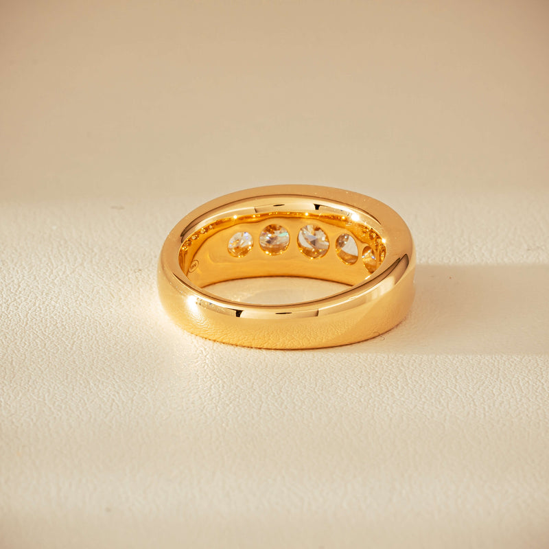 18ct Yellow Gold 1.25ct Diamond Eugenie Ring - Ring - Walker & Hall
