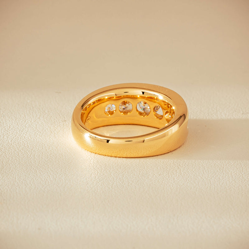 18ct Yellow Gold 1.25ct Diamond Eugenie Ring - Ring - Walker & Hall