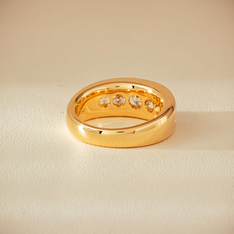 18ct Yellow Gold 1.25ct Diamond Eugenie Ring - Ring - Walker & Hall