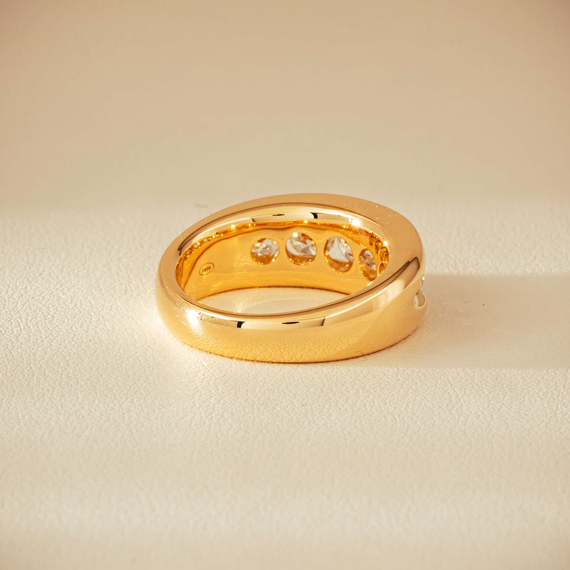 18ct Yellow Gold 1.25ct Diamond Eugenie Ring - Ring - Walker & Hall