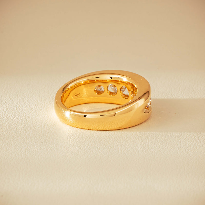 18ct Yellow Gold 1.25ct Diamond Eugenie Ring - Ring - Walker & Hall