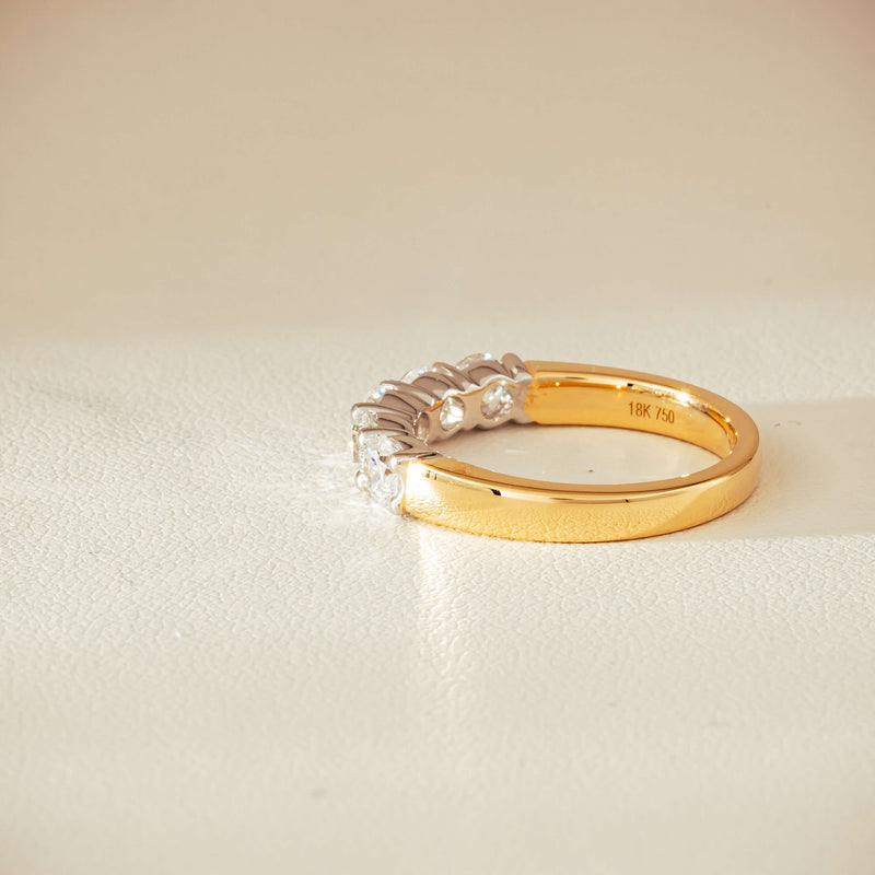 18ct Yellow Gold 1.25ct Diamond Panorama Ring - Ring - Walker & Hall