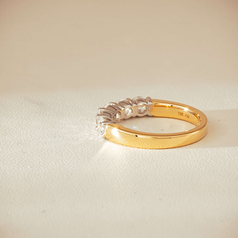 18ct Yellow Gold 1.25ct Diamond Panorama Ring - Ring - Walker & Hall