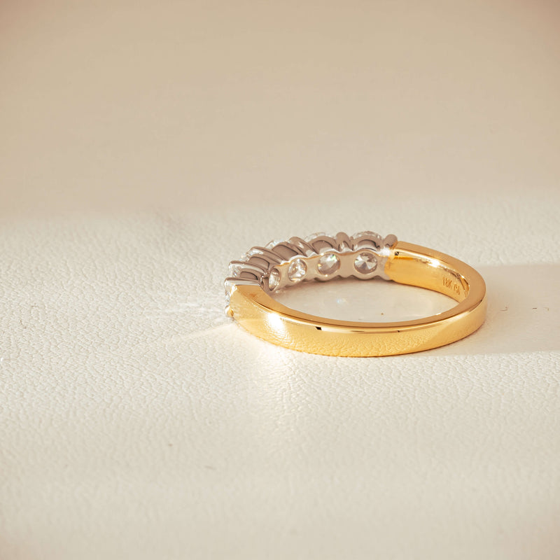 18ct Yellow Gold 1.25ct Diamond Panorama Ring - Ring - Walker & Hall