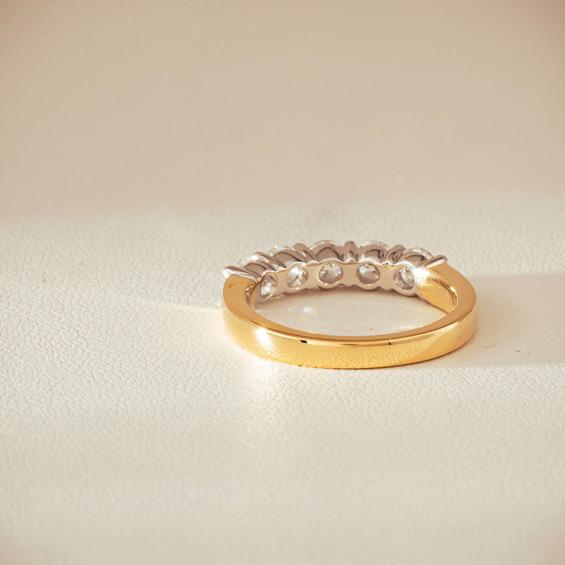 18ct Yellow Gold 1.25ct Diamond Panorama Ring - Ring - Walker & Hall